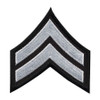 HEROS PRIDE 5400C EMBROIDERED PATCH CPL WHITE ON BLACK PR