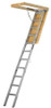 LOUISVILLE LADDER AA2510 ALUMINUM ATTIC LADDER, 25.5-IN. X 54-IN.