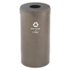 GLARO INC. B-1542BV-BV-B&C STNARY RCYCLING CNTAINER CAN/BTTLS 23GAL