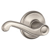 SCHLAGE F10VFLA619 FLAIR PASSAGE LEVER STN NICKEL