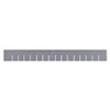 QUANTUM STORAGE SYSTEMS DL93030 22.4" WIDE X 3" HIGH, GRAY BIN DIVIDER