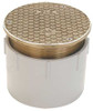 ZURN INDUSTRIES CO2450-PV3 FLOOR CLEANOUT ADJUSTABLE PIPE DIA 3 IN