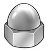 GRAINGER GLOBAL SOURCING MPB3752 CAP NUT #12-24 GR 2 LOW STEEL CHROME PK5