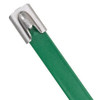 PANDUIT CORPORATION MLTFC4H-LP316GR CABLE TIE,14.3 IN,GREEN,PK50