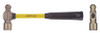 AMPCO SAFETY TOOLS H-2FG 1 LB. BALLPEEN HAMMER W/FBG HANDLE