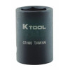 KTI KTI-38119 IMPACT SOCKET METRIC 19MM 1-1/2IN.L HEX