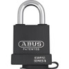 ABUS 83WP/53 KD KEYED PADLOCK, 59/64 IN,RECTANGLE,BLACK