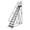 TRI-ARC KDSR113242-D3 ROLLING LADDER 13 STEP STEEL SERRATED