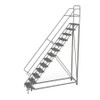 TRI-ARC KDEC113242 ROLLING LADDER 13 STEP STEEL SERRATED