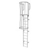 TRI-ARC WLFC1212 FIXED LADDER W/ SAFETY CAGE STEEL 11 FT.