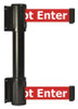 TENSATOR 896T2-33-STD-RGX-C BELT BARRIER CAUTION-DO NOT ENTER BLACK