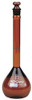 SIBATA 2307A-100 VOLUMETRIC FLASK,100ML,BOROSILICATE,PK4