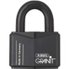 ABUS 37/70 KD KEYED PADLOCK,1 1/8 IN,SQUARE,BLACK