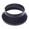 AMERIC RING-VAF1500 DUCT RING 10 IN TO 8 IN. ABS BLACK