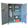 STRONG HOLD 56-W-244-4DB WARDROBE CABINET 4DRAWERS/3SHELVES 60INW