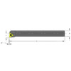 ULTRA-DEX USA A10Q STUCR2 INDEXABLE BORING BAR,0.7600",HSS