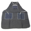 WEST CHESTER PROTECTIVE GEAR A2836D62BT BIB APRON 36INLX36INW 3 POCKETS 12 MIL