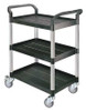 GRAINGER GLOBAL SOURCING 35KT25 UTILITY CART BLACK 39-1/2 IN.H