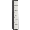 HALLOWELL U1282-6A-MP HALLOWELL SIX TIER 6 DOOR BLACK TIE STEE