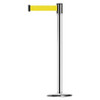 TENSABARRIER 890U-1P-1P-1P-MAX-NO-Y5X-C SLIMLINE POST YELLOW POLISHED CHROME
