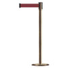 TENSABARRIER 890U-2S-2S-2S-MAX-NO-R7X-C SLIMLINE POST MAROON SATIN BRASS