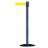 TENSABARRIER 890B-33-23-23-MAX-NO-Y5X-C SLIMLINE POST YELLOW BLUE POST FINISH