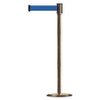 TENSABARRIER 890U-2S-2S-2S-MAX-NO-L5X-C SLIMLINE POST BLUE SATIN BRASS