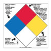 LABELMASTER H-L96R NFPA DIAMOND SIGN 15INX15IN VINYL