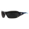 EDGE EYEWEAR XB116-A2 SAFETY GLASSES SMOKE S BLACK/BLUE