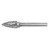 SGS PRO 13850 CARBIDE BUR TREE POINTED 1/4IN SINGLE