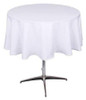 PHOENIX PL72R-WH TABLECLOTH ROUND 72 IN. WHITE