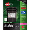 AVERY 60503 LABEL,GHS CHEMICAL,3.5X4,WE