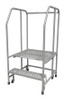 COTTERMAN 1002R2626A3E20B3C1P6 ROLLING LADDER STEEL 50IN. H. GRAY