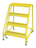 COTTERMAN 1004N2630A3E10B3C2P6 ROLLING LADDER STEEL 40IN. H. YELLOW