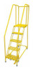 COTTERMAN 1005R2630A1E30B4C2P6 ROLLING LADDER STEEL 80IN. H. YELLOW