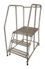 COTTERMAN 1503R1820A3E30B3C1P6 ROLLING LADDER STEEL 60IN. H. GRAY