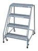 COTTERMAN 1004N3232A3E10B4C1P6 ROLLING LADDER STEEL 40IN. H. GRAY