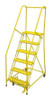 COTTERMAN 1006R2630A6E10B4C2P6 ROLLING LADDER STEEL 90IN. H. YELLOW