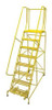 COTTERMAN 1508R2632A3E30B4W4C2P6 ROLLING LADDER STEEL 110IN. H. YELLOW