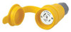 HUBBELL HBL29W81 CONNECTOR L21-30R 30A 120/208VAC YELLOW