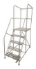 COTTERMAN 1505R2630A1E30B4W5C1P6 ROLLING LADDER STEEL 80IN. H. GRAY