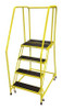 COTTERMAN 1504R2630A2E10B3C2P6 ROLLING LADDER STEEL 70IN. H. YELLOW COTTERMAN 1504R2630A2E10B3C2P6 ROLLING LADDER STEEL 70IN. H. YELLOW