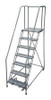 COTTERMAN 1507R2630A6E20B4W5C1P6 ROLLING LADDER STEEL 100IN. H. GRAY