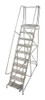 COTTERMAN 1510R2632A1E30B4W5C1P6 ROLLING LADDER STEEL 130IN. H. GRAY