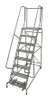 COTTERMAN 1508R2632A1E20B4W5C1P6 ROLLING LADDER STEEL 110IN. H. GRAY