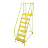 COTTERMAN 1007R2630A6E30B4C2P6 ROLLING LADDER STEEL 100IN. H. YELLOW