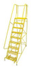COTTERMAN 1509R2632A3E20B4W4C2P6 ROLLING LADDER STEEL 120IN. H. YELLOW