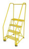 COTTERMAN 4TR26A1E10B8C2P6 ROLLING LADDER STEEL 70IN. H. YELLOW
