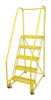 COTTERMAN 5TR18A3E20B8C2P6 ROLLING LADDER STEEL 80IN. H. YELLOW