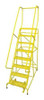 COTTERMAN 1008R2632A6E10B4C2P6 ROLLING LADDER STEEL 110IN. H. YELLOW